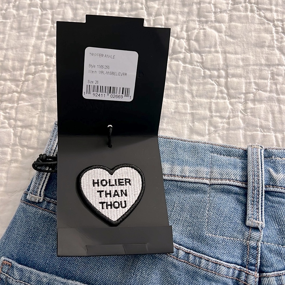 NWT Mother Superior The Tripper Ankle Jeans Misbeliever Wash Sold Out - Picture 10 of 15